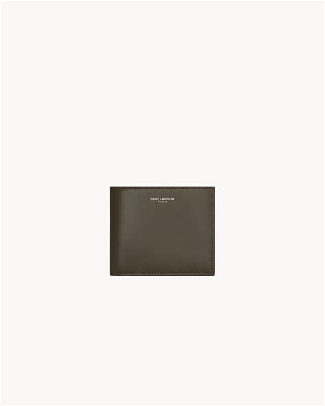 Saint Laurent Paris EAST/WEST wallet in saffiano leather 